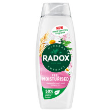 Mineral Therapy Feel Moisturised Shower Gel Body Wash with a chamomile & oat fragrance for a soothing experience 450 ml