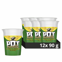 Chicken & Mushroom Standard Pot Noodle instant vegetarian snack quick to make noodles 12x 90 g