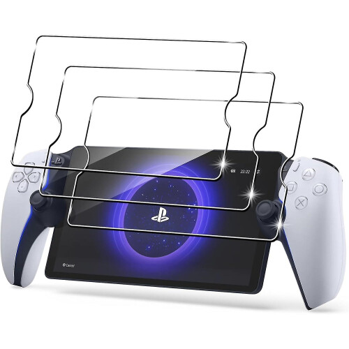 3 Pack Anti-scratch Tempered Glass Screen Protector For Ps Portal,case Friendly, No White Edges
