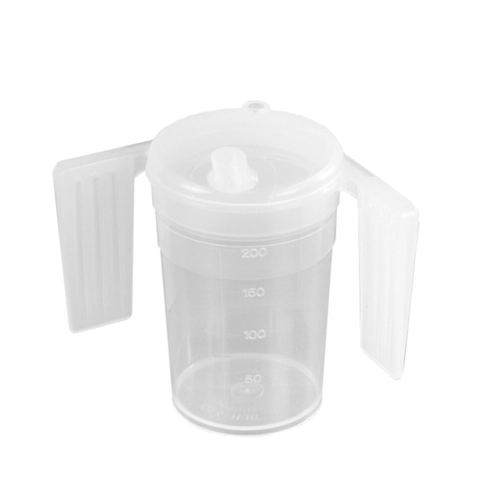 Nrs Healthcare White Feeder Cup With Handle With Wide Spout,