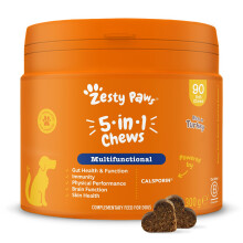 Dog Multivitamin 5-in-1 | Promotes Gut Health & Skin Health | Boosts Immunity, Physical Performance & Reduces Stress | Vitamin B | Supports Gut & Skin