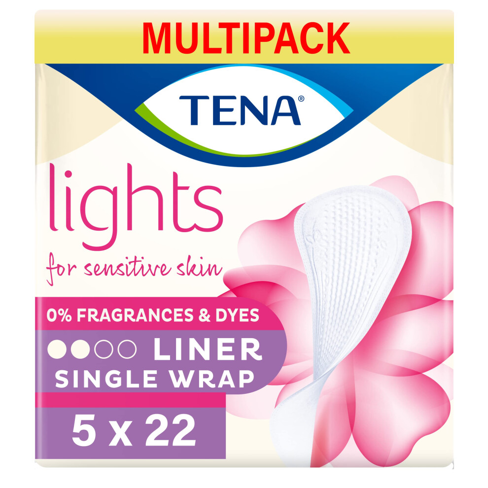 Lights Liner Single Wrapped - 5 x Packs of 22 ( 110 liners )