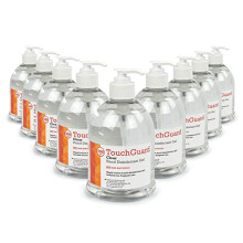 Clear Hand Gel, Multipack of 10 x 500ml - Made in UK