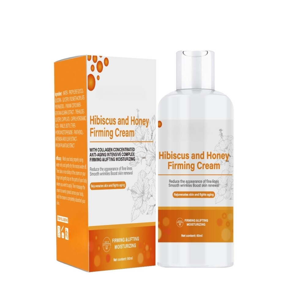 New Irven Cream Hibiscus And Honey Firming Skin Tightening Lotion For Face & Body, Double Chin Reducer Neck Firming With Collagen Firming & Lifting