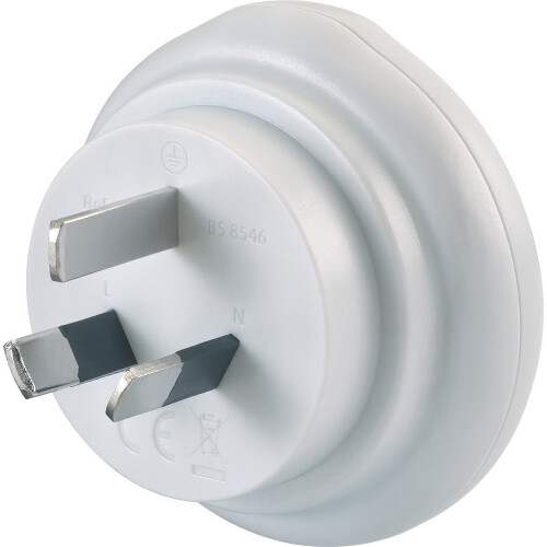 UK-AUS Australian and China Compact Earthed Adaptor (Adapter Ref 528) 2
