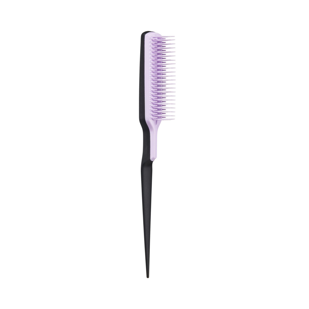 | The Ultimate Volumizer Hairbrush for All Hair Types | Adds Texture and Volume | Back Combing Black/Lilac