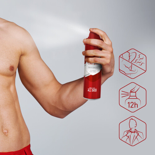 Old Spice Original Deodorant Body Spray, 150 ml, Pack of 6 2