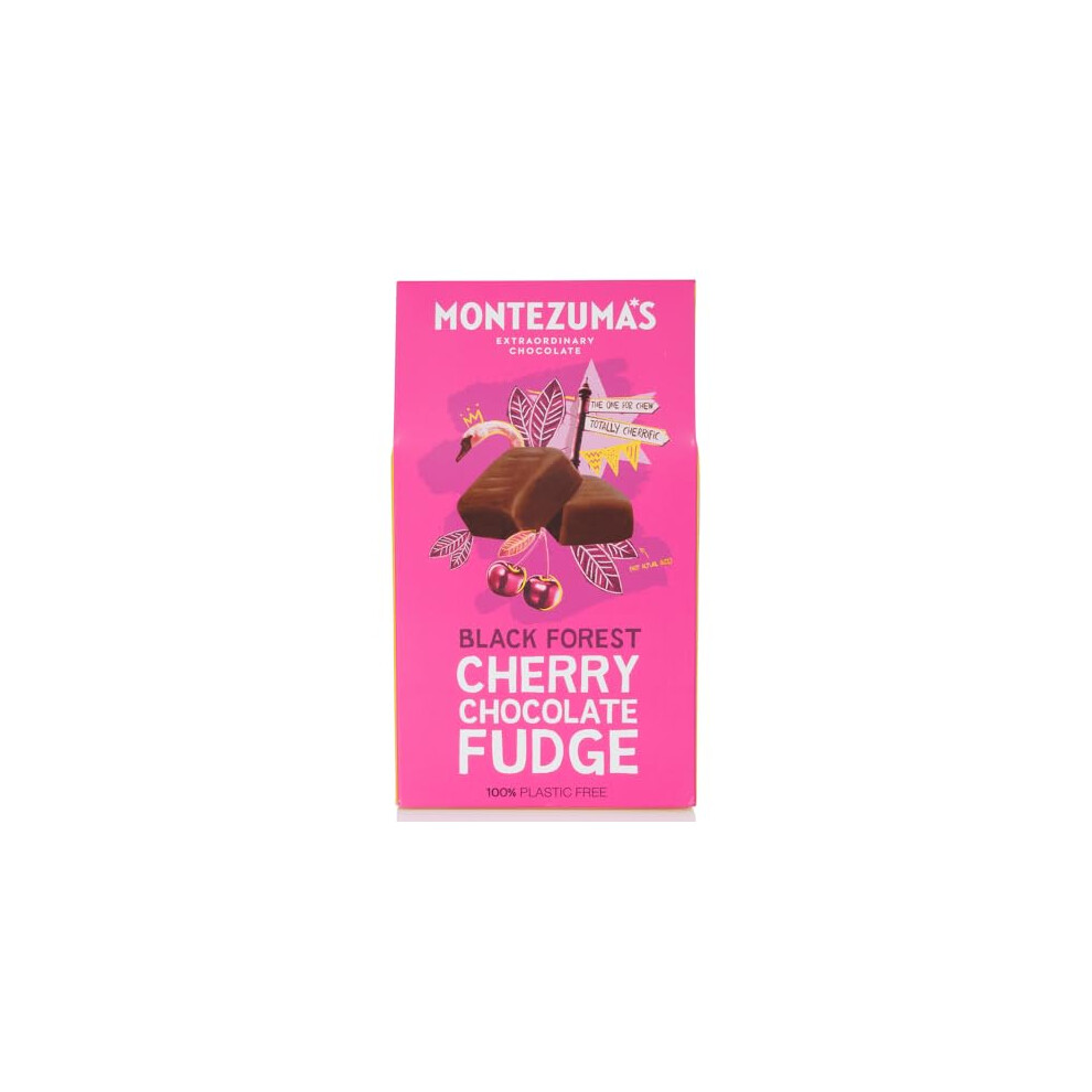 Montezuma's Chocolates Montezuma's Forest Chocolate Fudge Carton 150G Black