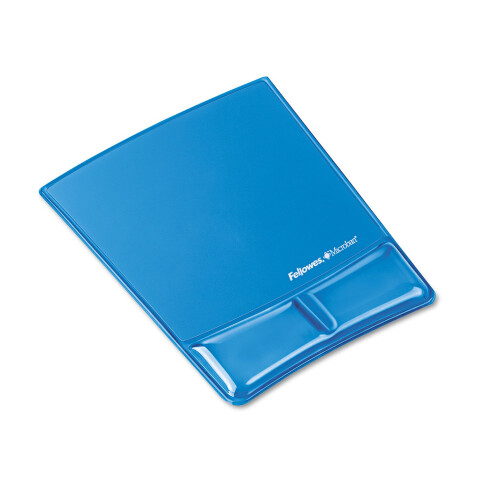 Fellowes Crystals Mouse Pad/Wrist Rest Blue