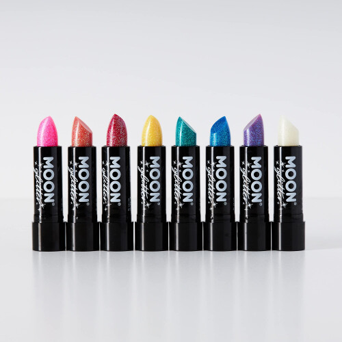 Iridescent Glitter Lipstick by Moon Glitter - 4.2g - Cherry 2