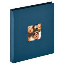 Photo Album Blue 400 Photos 10x15 cm Stock Album with Cover Punching, Fun EA-110-L