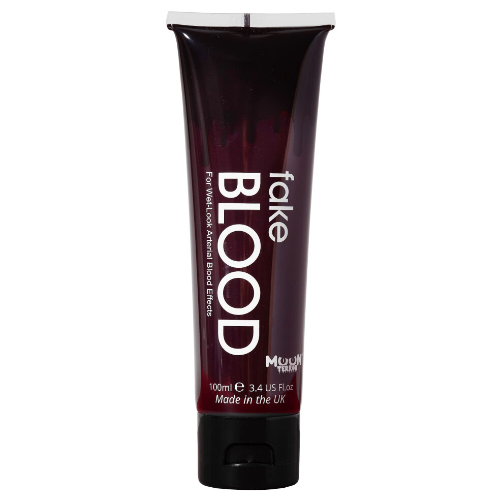 Smiffy's Moon Glow 100Ml Supersize Fake Blood Tube - Halloween Vampire Zombie Theatre Stage Special Effects Makeup Tube With Applicator Not,Specified