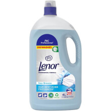 Professional Sea Breeze Enhancer for Clothes/Fabric Softener 200 Washes, 4 L, Irresistible Softness And Freshness Designed For Professionals