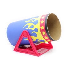Guinea Pig Toys and Accessories - Circus themed CAVY CANNONBALL Tilting Tunnel - Guinea Pig Tunnel - Ferret Toys - Rat Accessories - Small Animal Toys