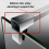 (900x1900mm) Walk In Enclosure Shower Screen With Support Bar 3