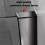 (900x1900mm) Walk In Enclosure Shower Screen With Support Bar 4