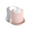BABYBJÖRN Baby Bib, 2-Pack, Grey/Powder Pink 1