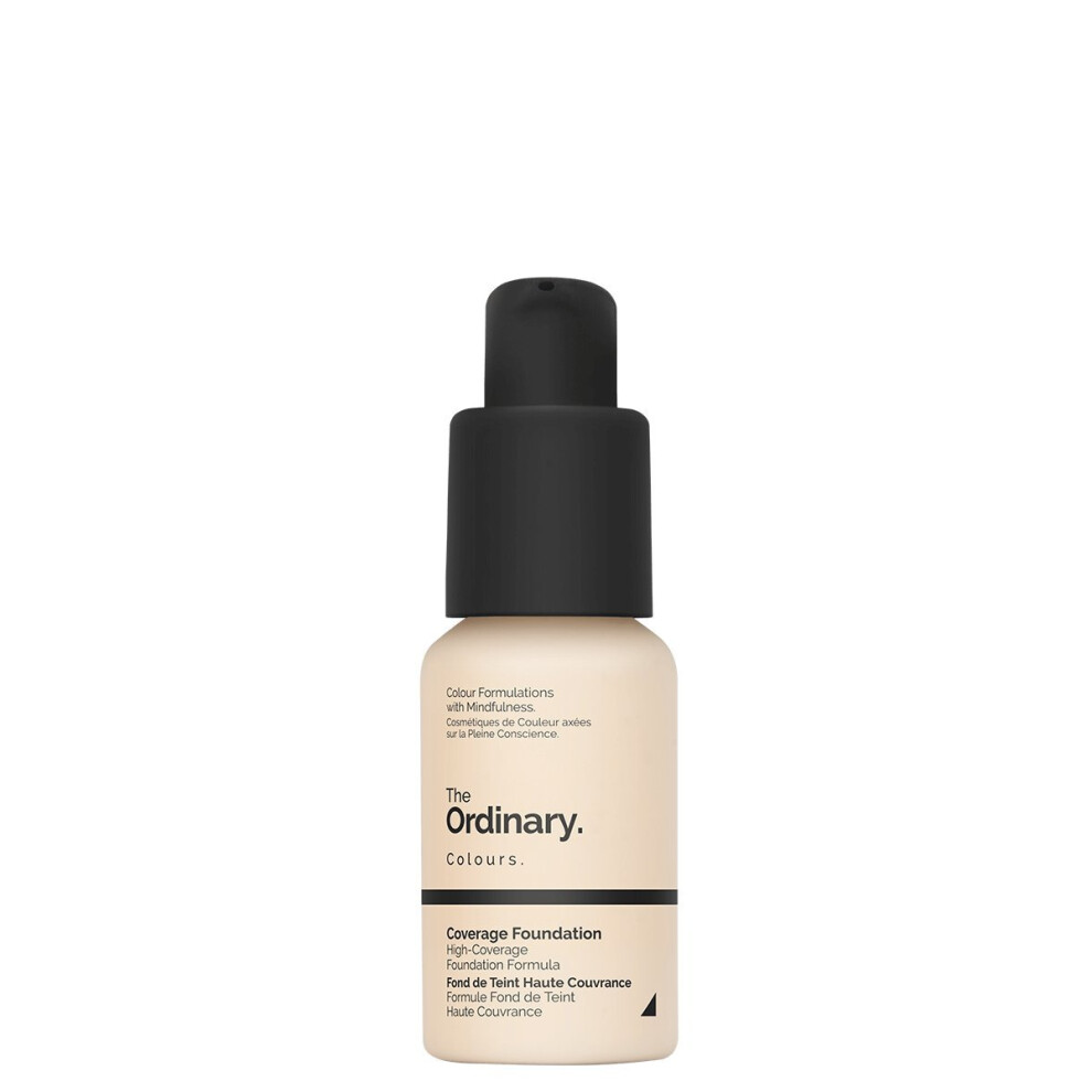 Coverage Foundation 1.0p Very Fair Pink undertones SPF15