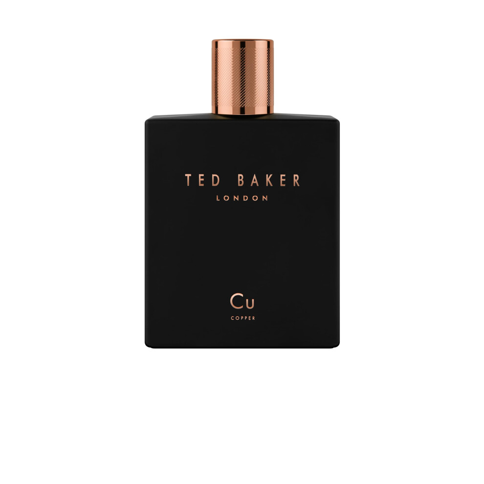 Ted Baker Tonics Cu Copper Edt, Bright And Intense Fragrance, Grapefruit And Bergamont Top Notes With Patchouli, Cedar And Musk Base Notes, 100Ml