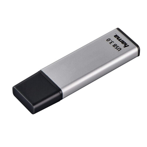 Hama Hama Classic, 64 GB, 3.0 (3.1 Gen 1), USB Type-A Anschluss, Kappe, Silber