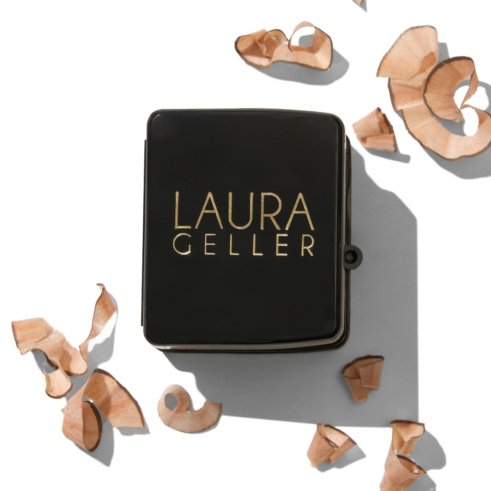 Laura Geller New York Eye + Lip Cosmetic Pencil Sharpener - Easy to Clean - Eyeliner, Lip Liner and Eyebrow Pencil Sharpener