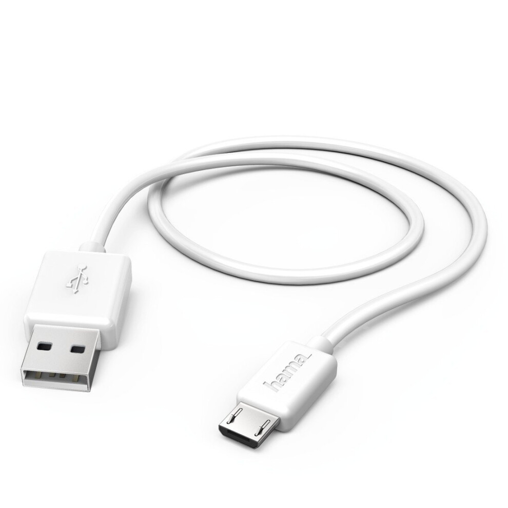 00173628 1.4 m USB A Micro USB B Male USB Cable â USB Cable (1.4 m, USB A Micro USB B Male, 2.0, male/male, white)