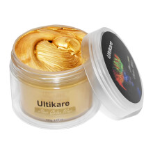 Gold Hair Color Wax,Ultikare Temporary Hair Dye Wax, Instant Hair Dye Cream Mud Washable Natural Hairstyle Color Pomade,Styling Hair Clays for Men