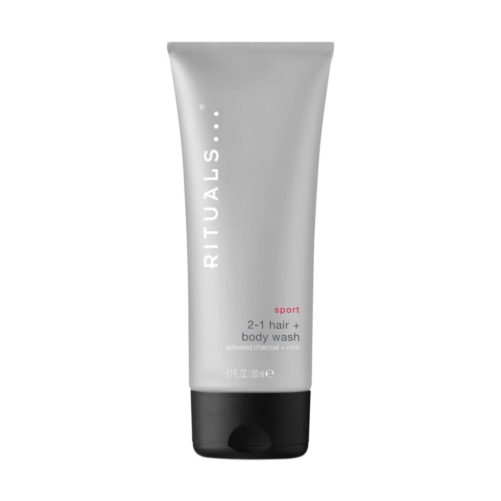 Rituals Sport 2-In-1 Hair + Body Wash, 200 Ml, Gray