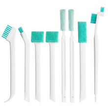 Small Household Cleaning Brushes, Diverse Cleaning Brush Set 8 in 1 Detail Cleaning Brush Deep Detail Crevice Cleaner Brush for Small Holes Corner
