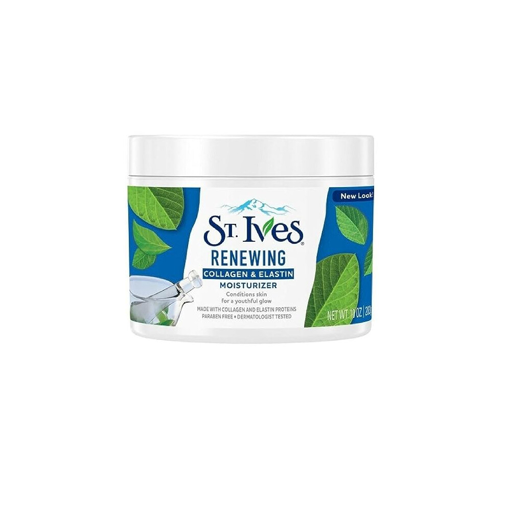 St Ives Collagen Elastin Face Moisturizer Timeless Skin 10 oz. Jar (3-Pack)