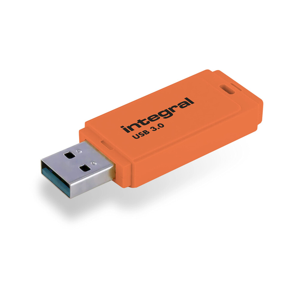 128Gb Neon Usb 3.2 Gen 1 Flash Drive Orange 5055288432956