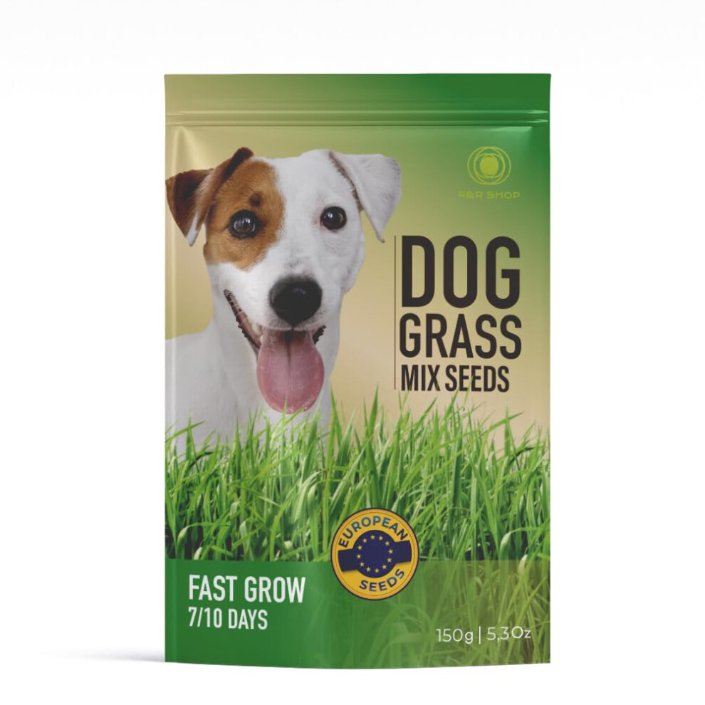 - Grass Seed Mix for Dogs, Fast Growing for a Happy Dog, European Seeds (150gr)