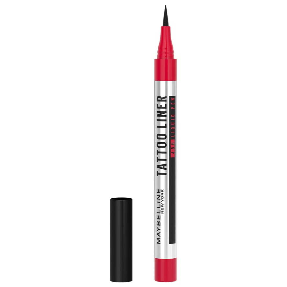 Tattoo Liner Liquid Pen Black (Last Up to 48Hrs) 1s
