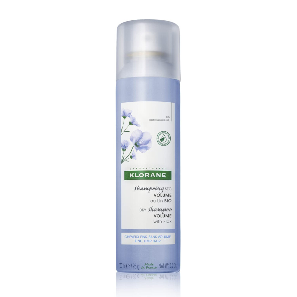 - Volumising Dry Shampoo with ORGANIC Flax - Fine, limp hair, 150ml