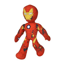 Disney Marvel Ironman Poseable Action Figure Soft Toy, Gold, Red, 25 cm