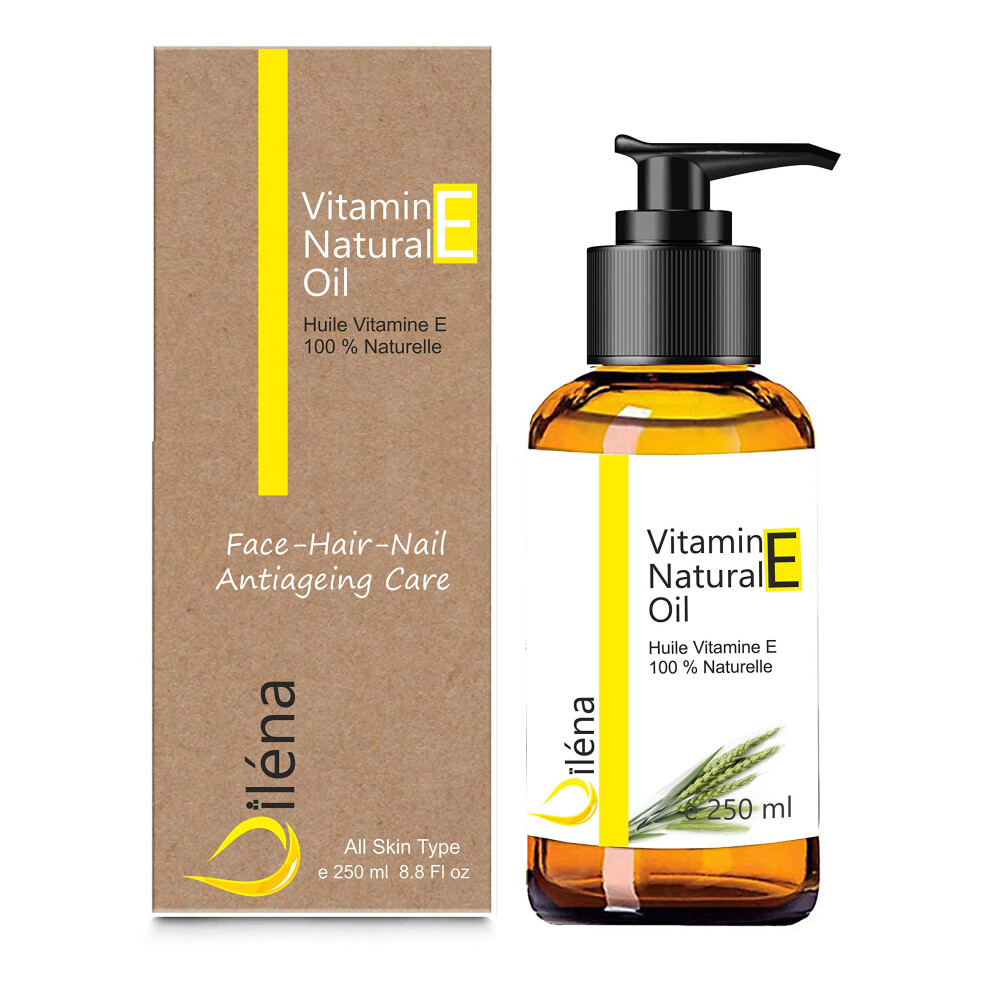 Oã¯Lã©Na Vitamin E Oil (Tocopherol) 100% Natural Vegan, Anti Aging Face Care, Waterproof Make-Up Remover, Body And Hair, Nails And Cuticles, Repairing