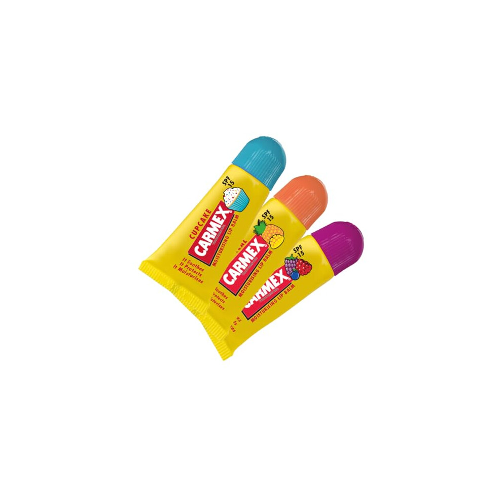 Minis Scented Lip Balms (Pack of 3 x 5 g each) – Soft, Protected Lips with SPF 15
