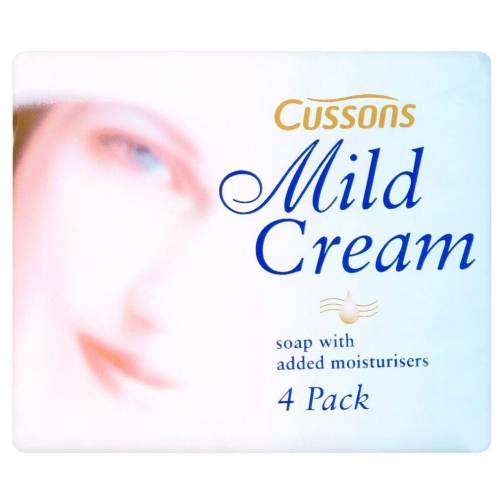 Cussons Cream Mild Soap Bar - Original (4X90g) - Pack Of 6
