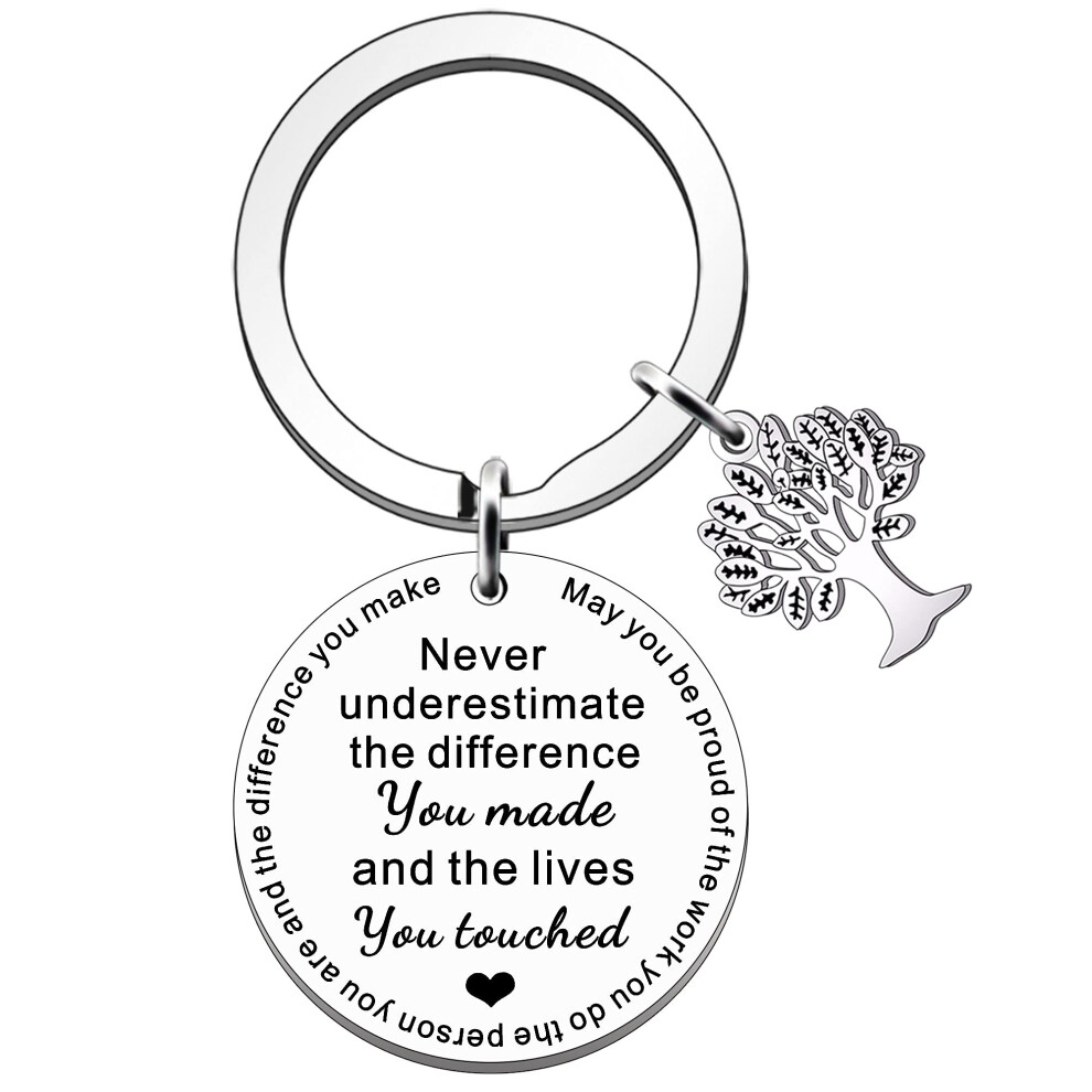 Leaving Gifts Keyring for Colleague Women Men Coworker Leaving Goodbye Retirement Gifts for Women Sorry Your Leaving Gifts Teacher Leaving Gifts