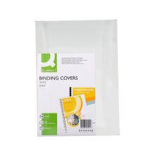 250gsm A4 Binding Comb Covers (Pack of 100) - White