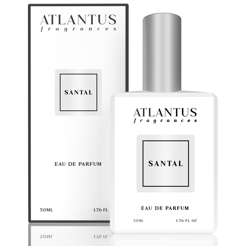 Atlantus Santal (Inspired by Santal 33) - Eau De Parfum, Unisex Fragrance for Women & Men (50 ml)