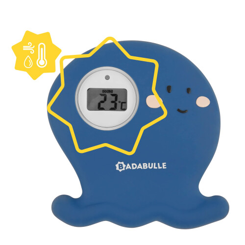 digital baby bath thermometer, Blue Octopus 2