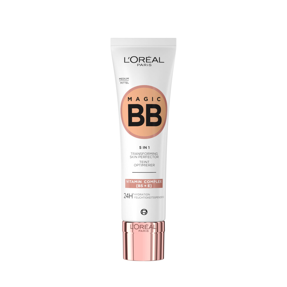 L’oréal Paris L'oréal Paris Bb Crème C'est Magic - Complexion Perfector 5-In-1 - Moisturising Tint 24 Hours - For All Skin Types - And Natural Cream/Light