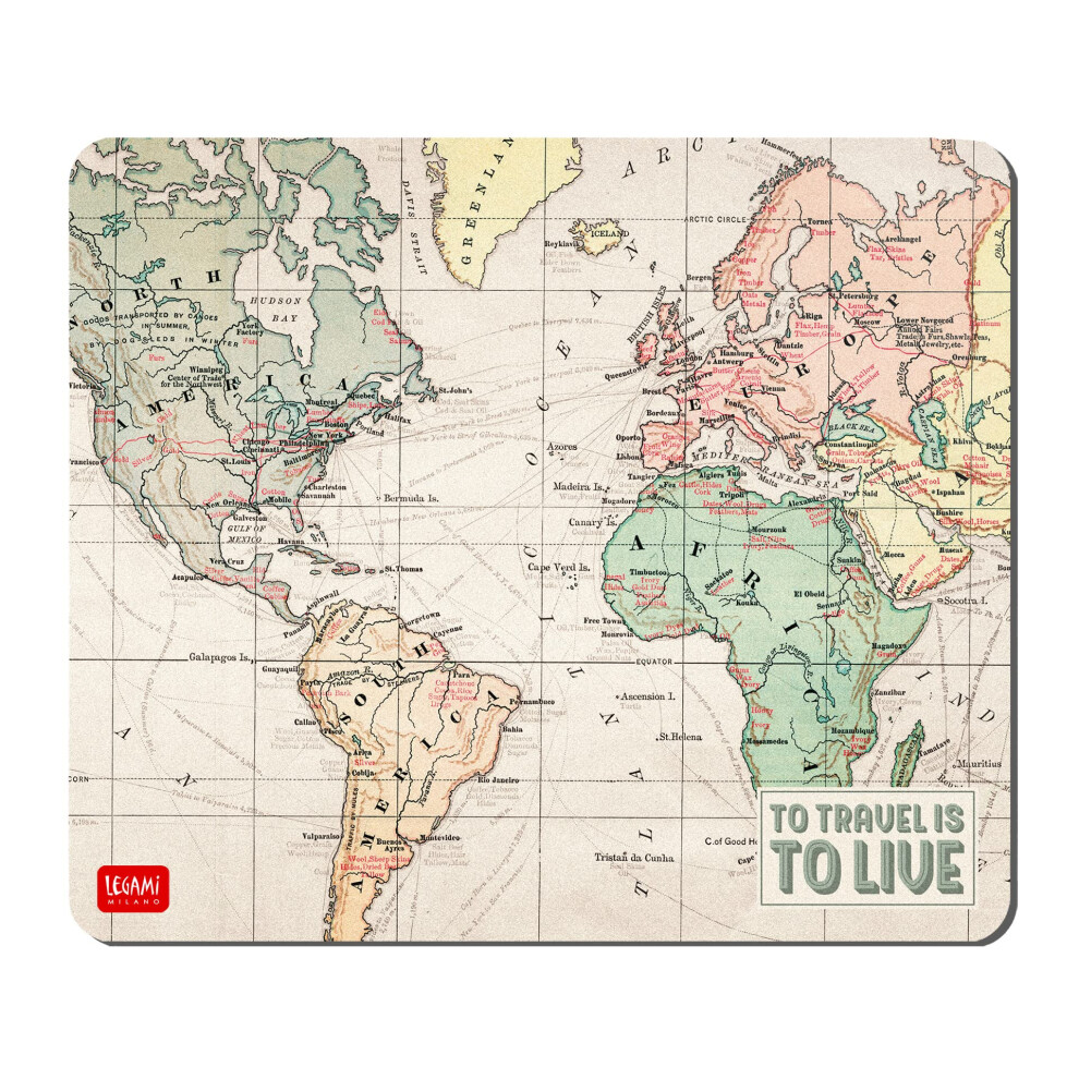 Â Mouse Pad Â Map Design 8051122263615