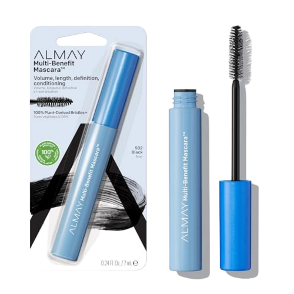 Almay Black One Coat Multi-Benefit Mascara, 0.24 Fluid Ounce