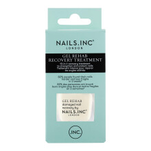 Nails.INC Gel Rehab Recovery Treatment, 10 in 1 Nail Treatment and Base Coat, Formulated with Peptides and Keratin Rich Ingredients to Strengthen and