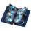 Hama Case for CDs/DVDs 48 Disc Capacity Felt Blue 2