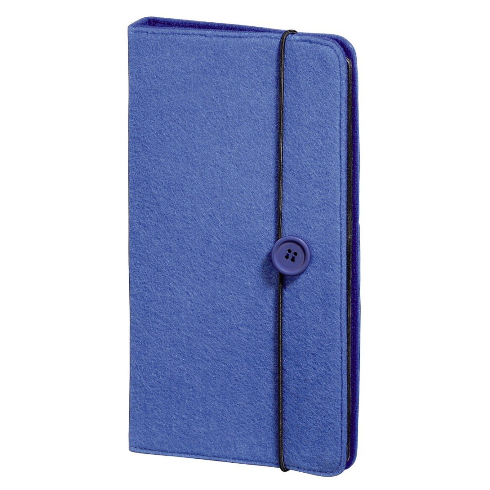 Case for CDs/DVDs 48 Disc Capacity Felt Blue