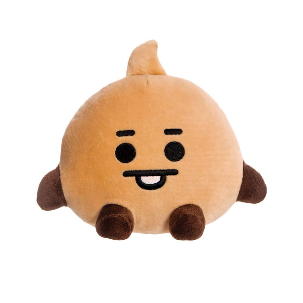 Aurora World Aurora, 61369, Bt21 Official Merchandise, Baby Shooky Sitting Doll 8In, Soft Toy, Brown