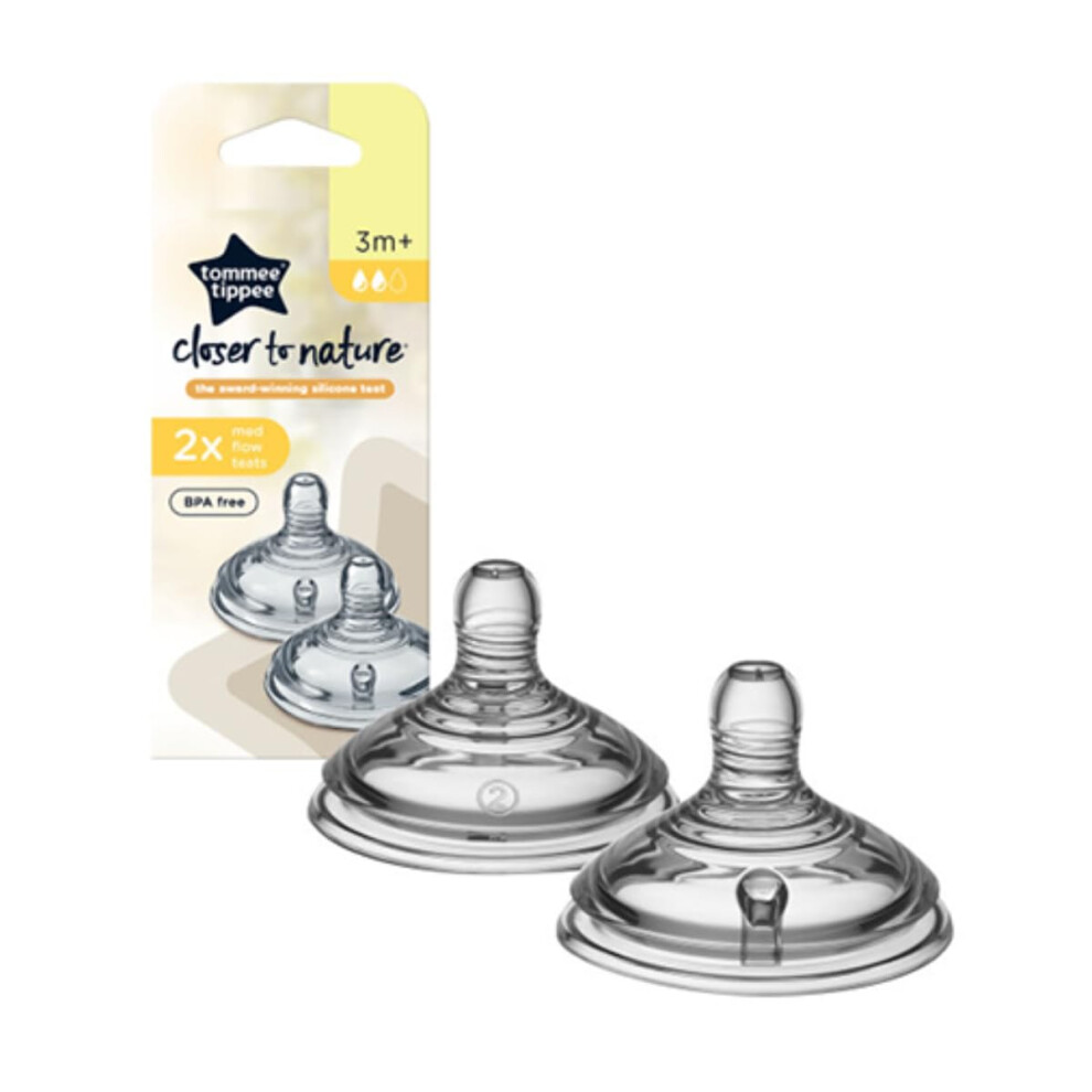 Closer to Nature Medium Flow Teat (2-pack)